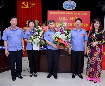 Chi bộ Viện kiểm sát nhân dân quận Hai Bà Trưng tổ chức thành công Đại hội...